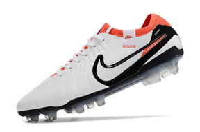 Chuteira Nike Tiempo 10 Elite Campo FG - Branco/Vermelho