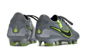 Chuteira Nike Tiempo 10 Elite Campo FG - Cinza/Verde
