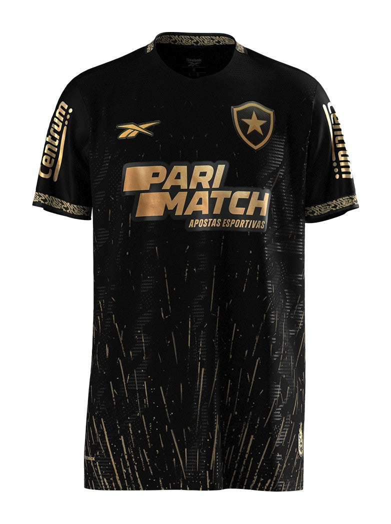 Camisa Botafogo Fora 24/25 - Preto e Dourado