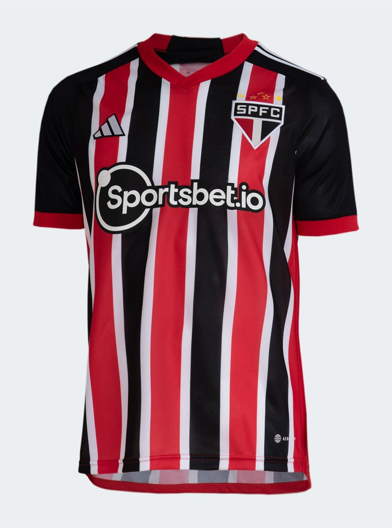 Camisa São Paulo Away 23/24 - Preta e vermelha