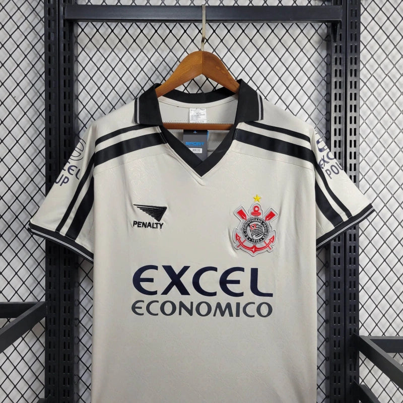 Camisa Corinthians Fora 1998 - Versão Retrô Branca