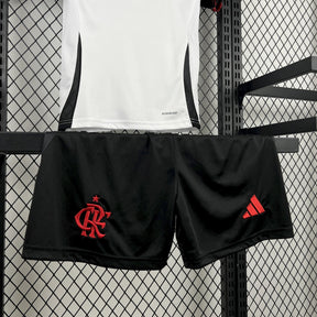 Conjunto Flamengo Home 25/26 - Preto e vermelho