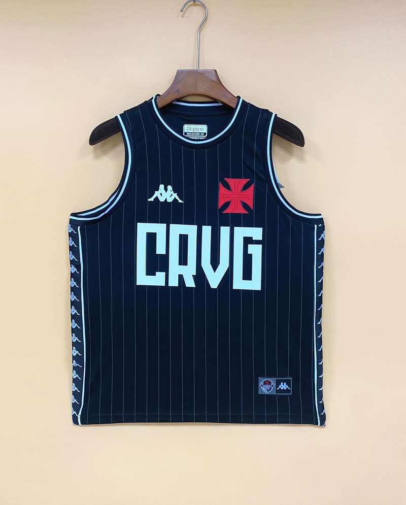 Camisa Regata CRVG Vasco 23/24 - Preta e Branca