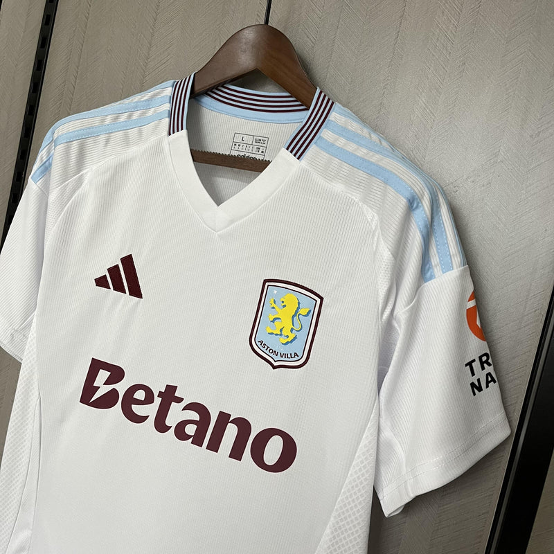 Camisa Aston Villa Away 24/25 - Branca