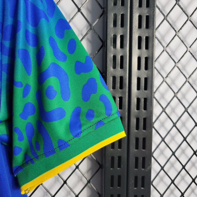 Camisa Brasil Away 2022 Feminina - Azul