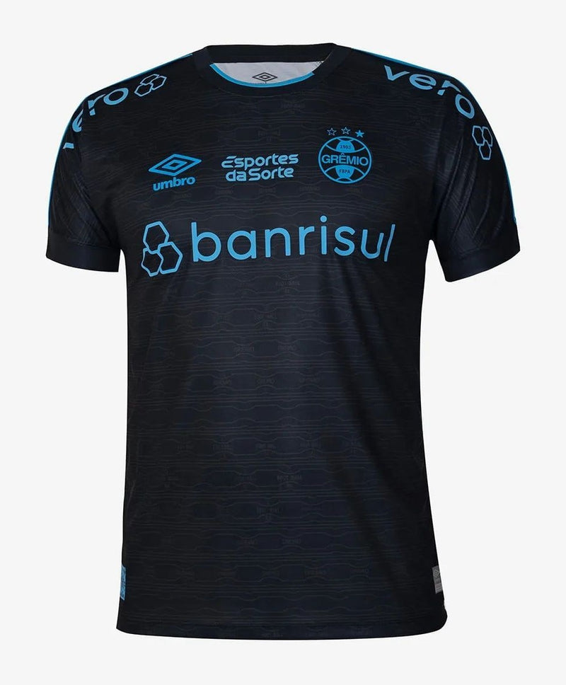 Camisa Grêmio Third 23/24 - Preta e azul