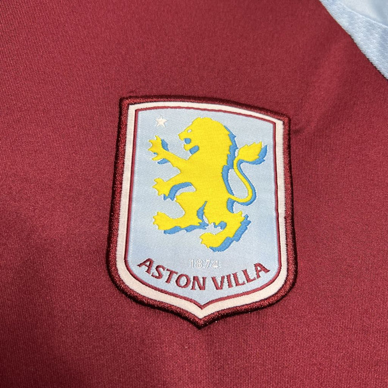 Camisa Aston Villa Home 24/25 - Vinho