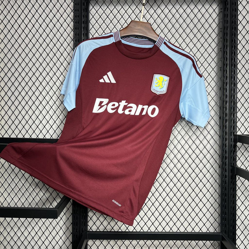 Camisa Aston Villa Home 24/25 - Vinho