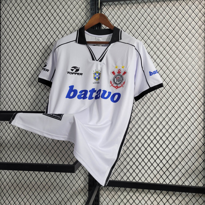 Camisa Corinthians Fora 1999 - Versão Retrô Branca