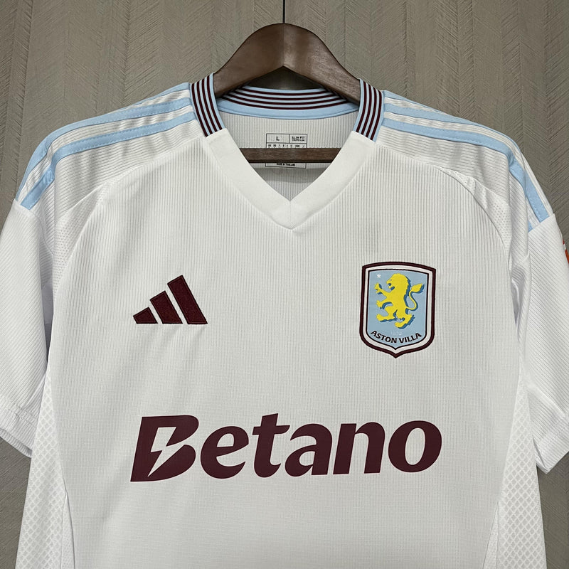 Camisa Aston Villa Away 24/25 - Branca