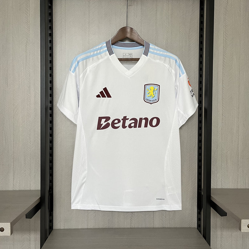 Camisa Aston Villa Away 24/25 - Branca