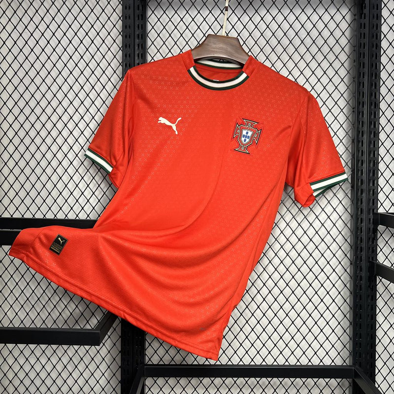 Camisa Portugal Titular 25/26 - Versão Torcedor Vermelha Puma