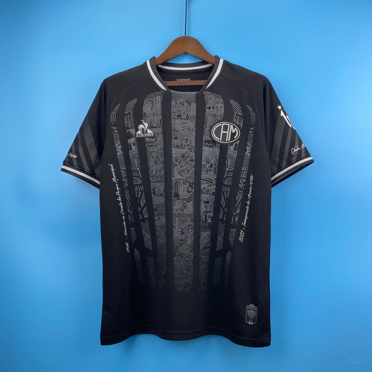 Camisa Atlético Mineiro Edição Especial 22/23 - Manto da Massa Preto