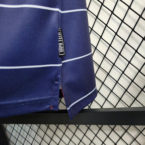 Camisa Retrô Manchester United Away Azul Umbro 1999/00 Masculino Azul