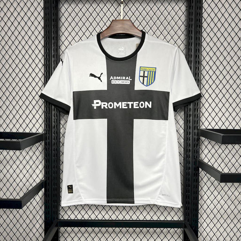 Camisa Parma Home 24/25 - Preto e Branco