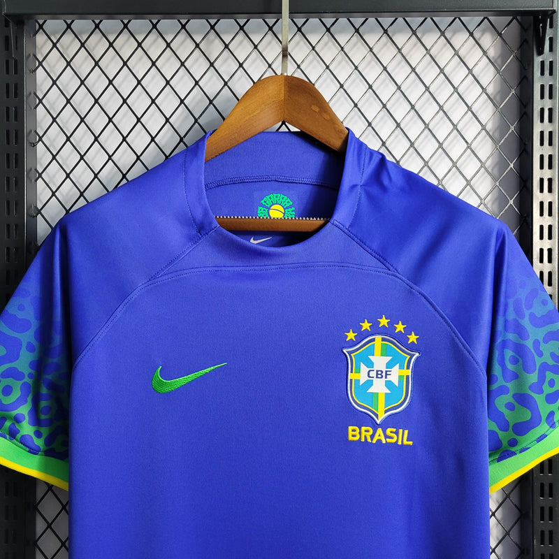 Camisa Brasil Away 2022 Torcedor - Azul