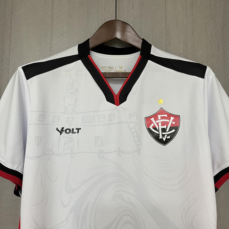 Camisa Vitória Fora 2024/25 - Versão Jogador Branca