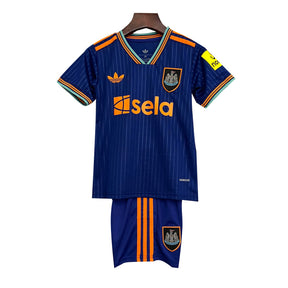 Conjunto NewCastle Away 25/26 - Azul e laranja