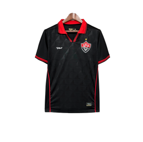 Camisa Vitória Reserva 25/26 - Preta e vermelho