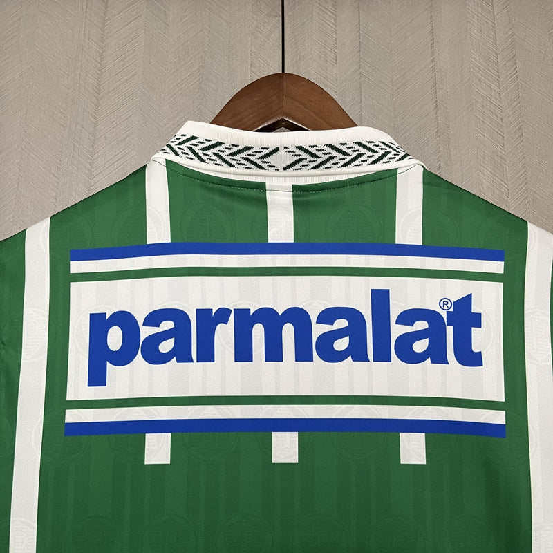 Camisa Palmeiras Titular 94/95 - Versão Retrô Verde Parmalat