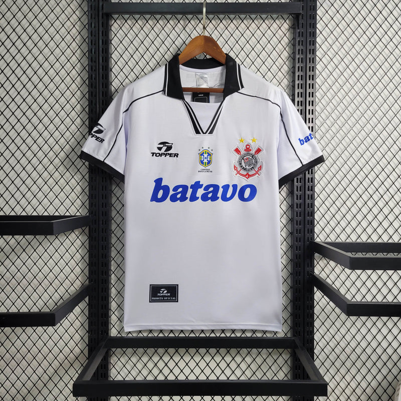 Camisa Corinthians Fora 1999 - Versão Retrô Branca