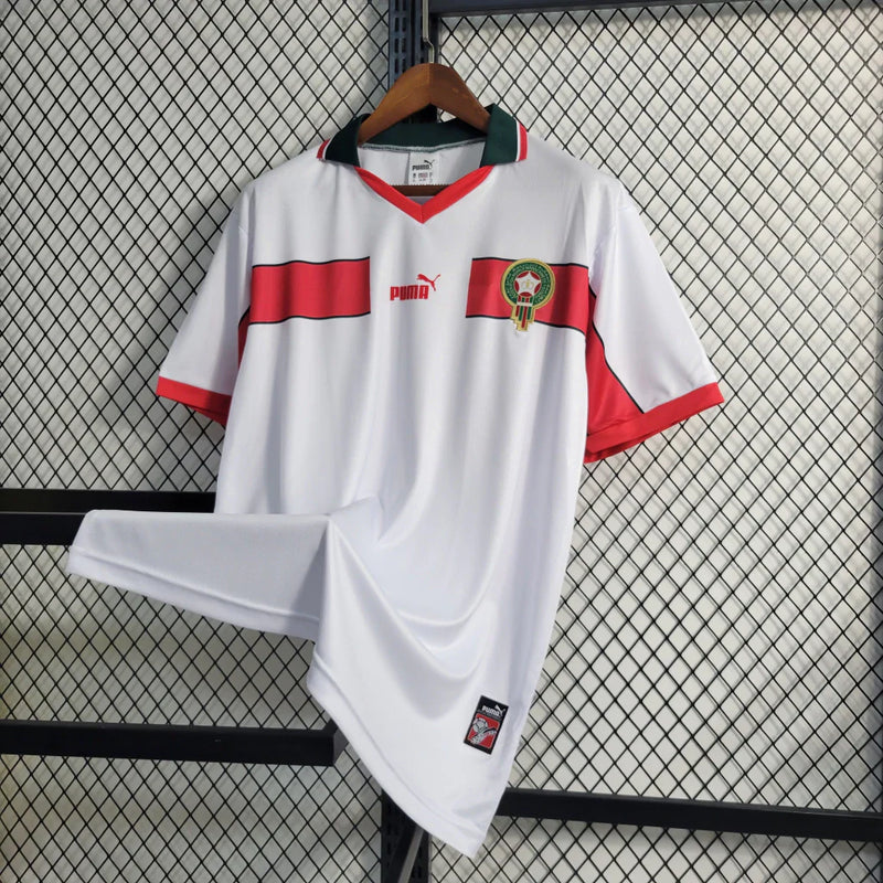 Camisa Retro Seleção Marrocos Puma II 1998/99 Branco