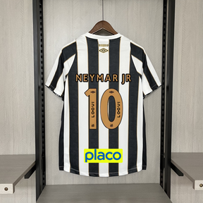 Camisa Santos Fora 24/25 - Preta e Branca