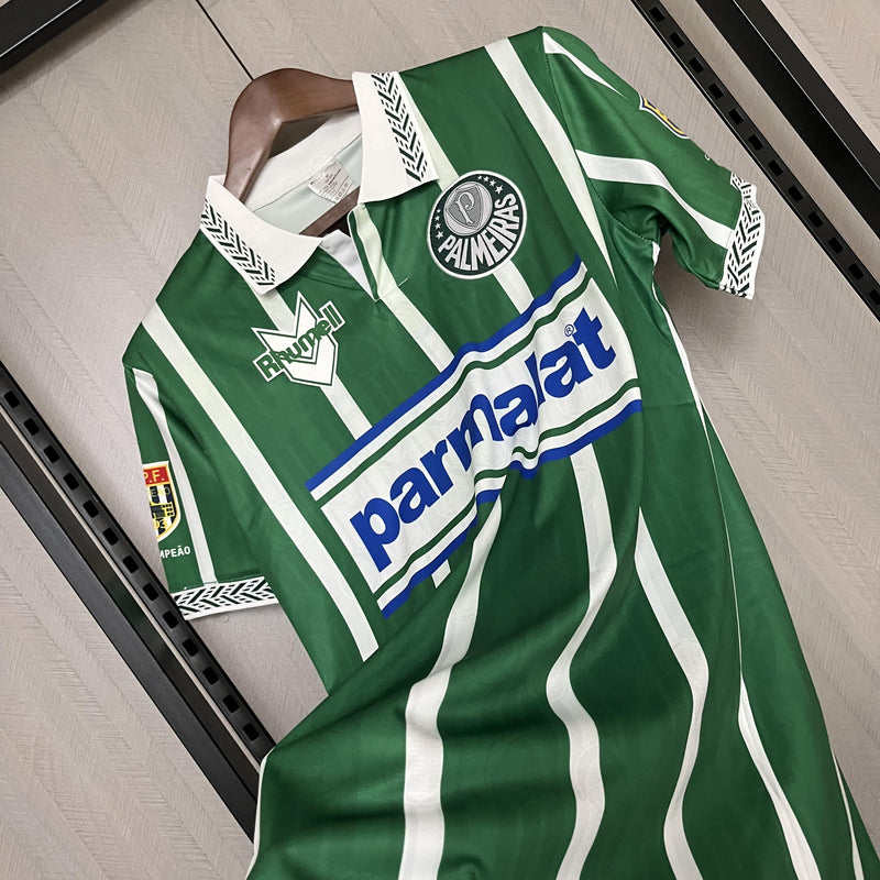 Camisa Palmeiras Titular 94/95 - Versão Retrô Verde Parmalat