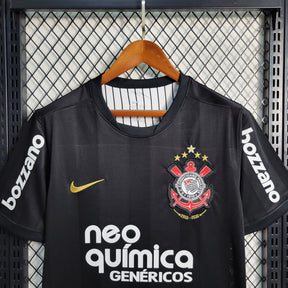 Camisa Corinthians Away 2010 - Versão Retrô Preta