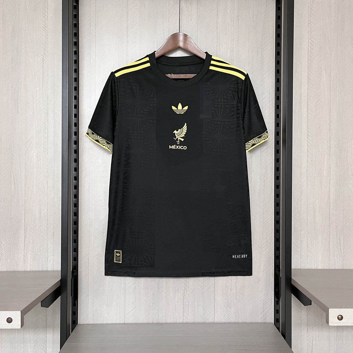 Camisa México Edição Especial 25/26 - Preto e Dourado Versão Torcedor