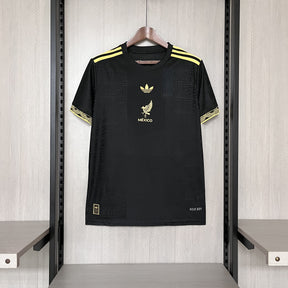 Camisa México Edição Especial 25/26 - Preto e Dourado Versão Torcedor