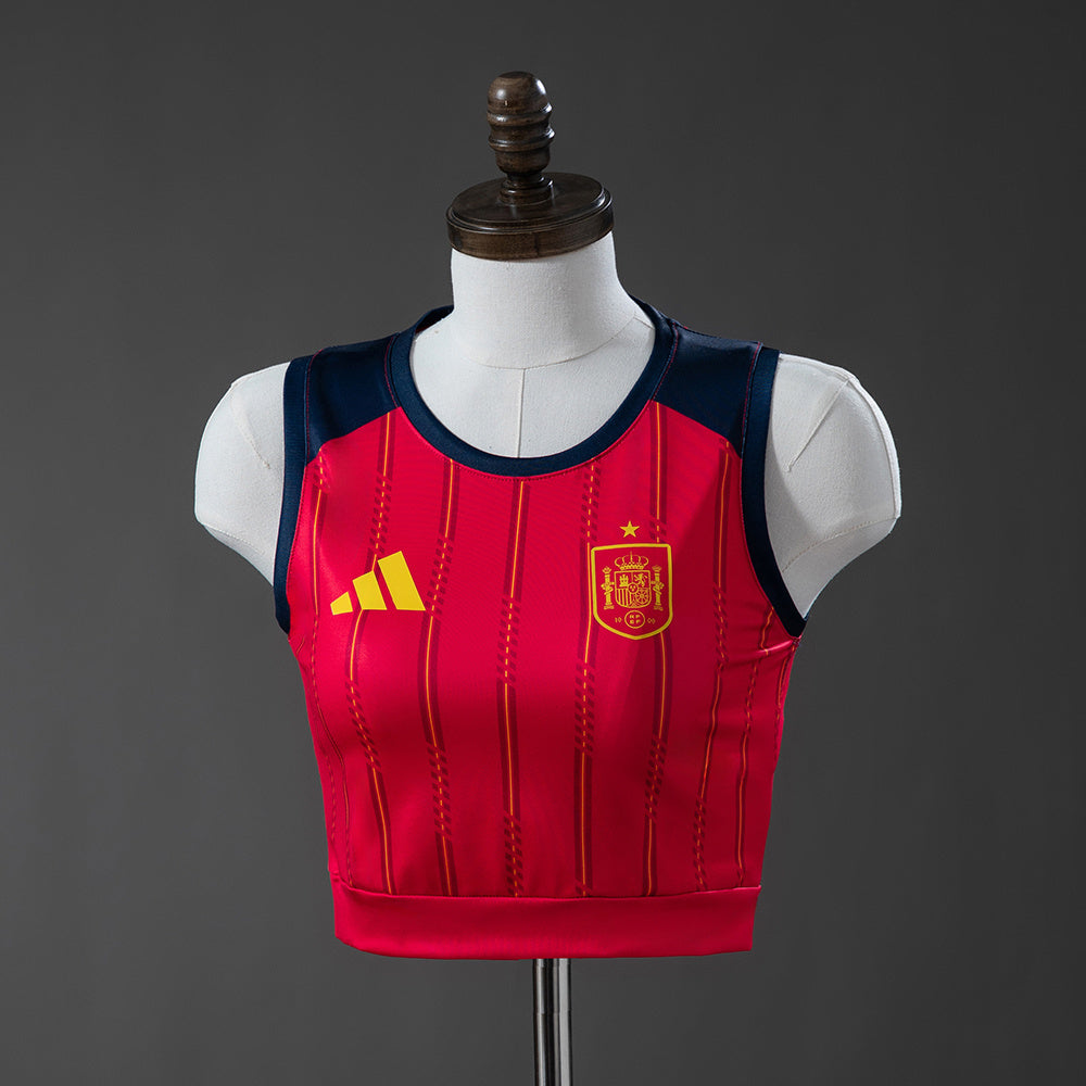 Camisa Baby Loock Espanha - Copa do Mundo 2026