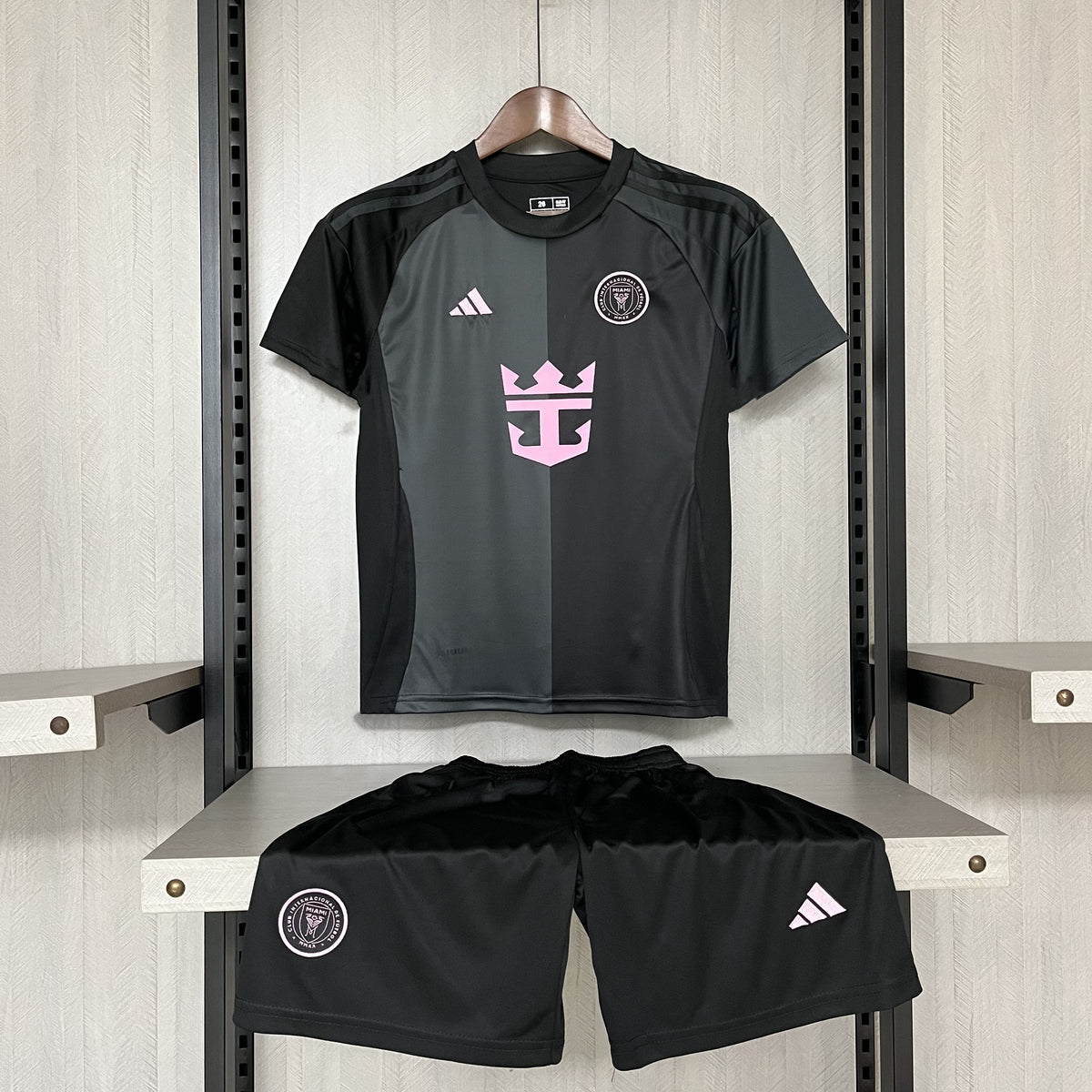 Conjunto Infantil Inter Miami Fora 25/26 - Preto