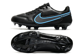 Chuteira Nike Tiempo 9 Elite Campo FG "Black Pack"