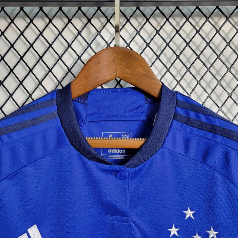 Camisa Cruzeiro Titular 23/24 - Versão Feminina Baby Look