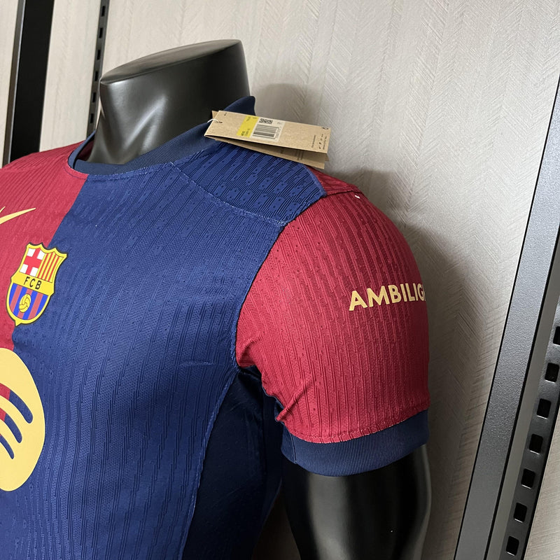 Camisa Barcelona Titular 2024/25 - Versão Jogador Spotify