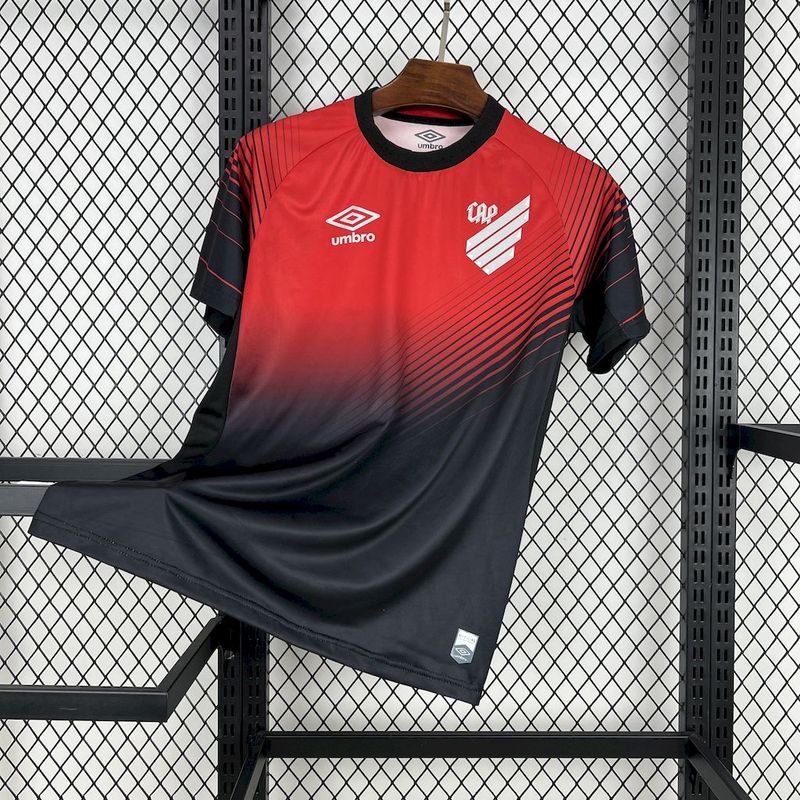 Camisa Athletico Paranaense Titular 25/26 - Vermelha e Preta (cópia)