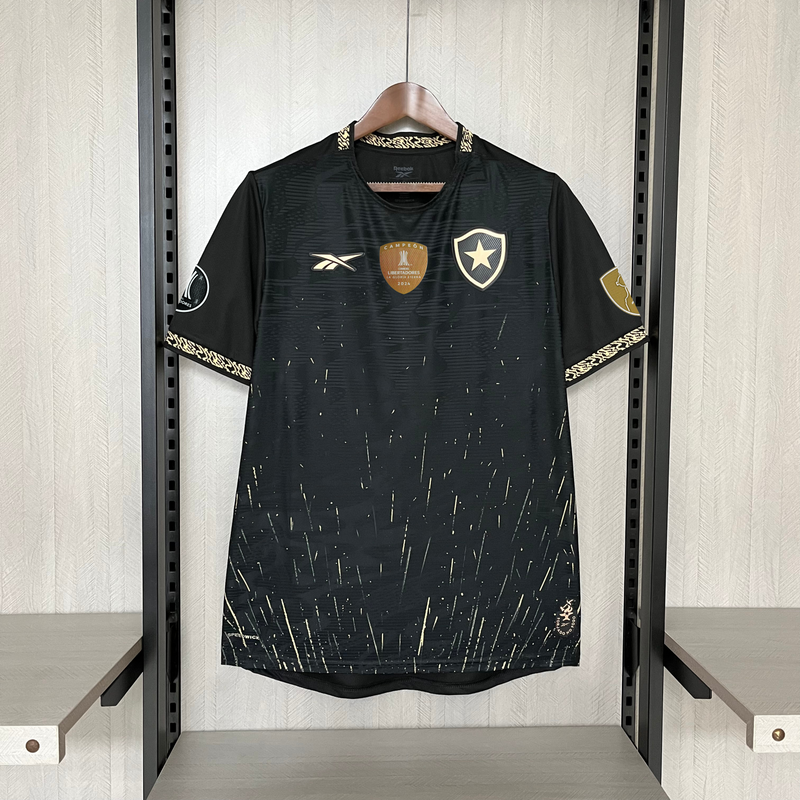 Camisa Botafogo Fora 24/25 - Preto e Dourado