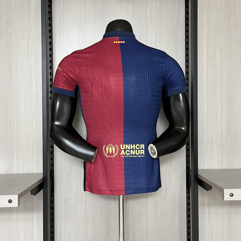 Camisa Barcelona Titular 2024/25 - Versão Jogador Spotify