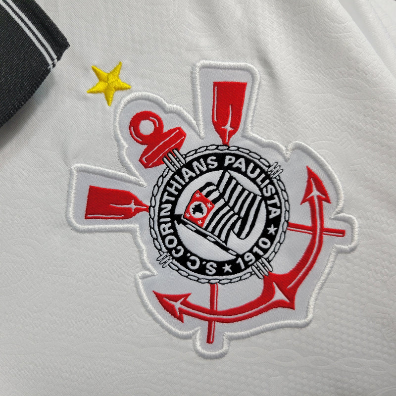 Camisa Corinthians Fora 1997 - Versão Retrô Branca