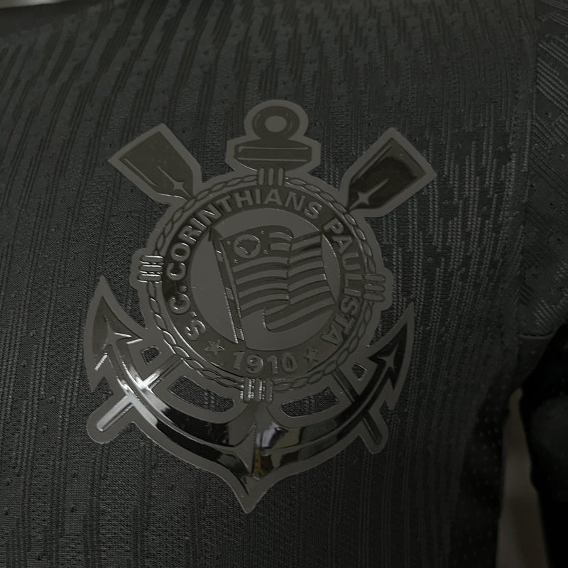 Camisa Corinthians Fora 2024/25 - Versão Jogador All Black