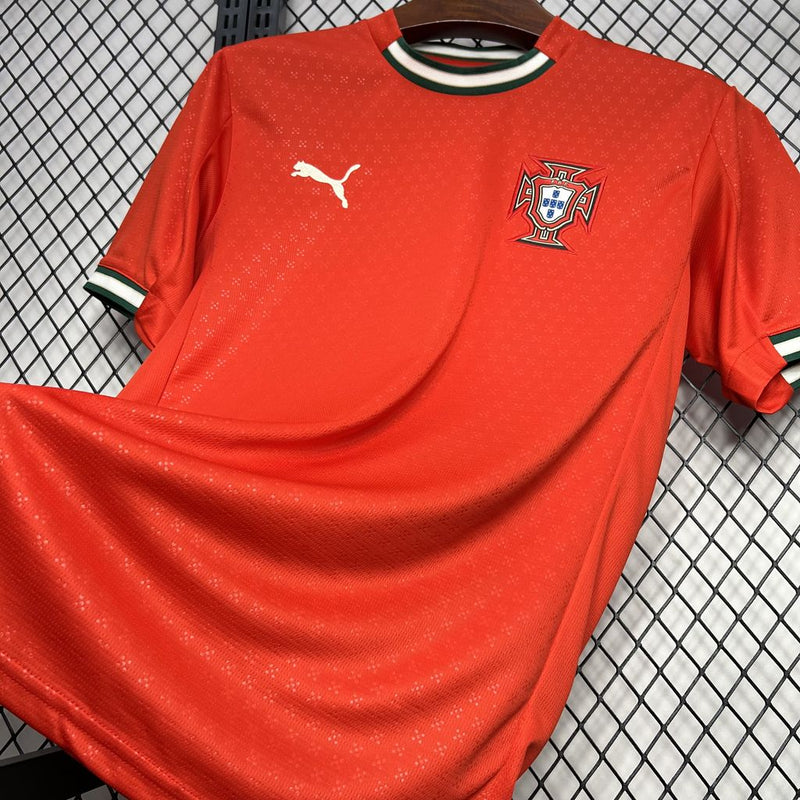 Camisa Portugal Titular 25/26 - Versão Torcedor Vermelha Puma