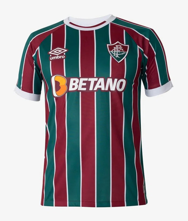 Camisa Fluminense Home 23/24 - Vinho e verde