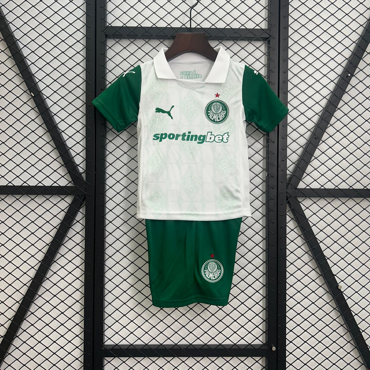 Conjunto Infantil Palmeira Away 25/26