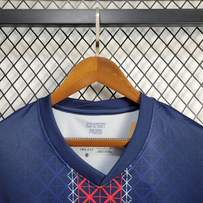 Camisa PSG Titular 25/26 - Azul e Vermelho