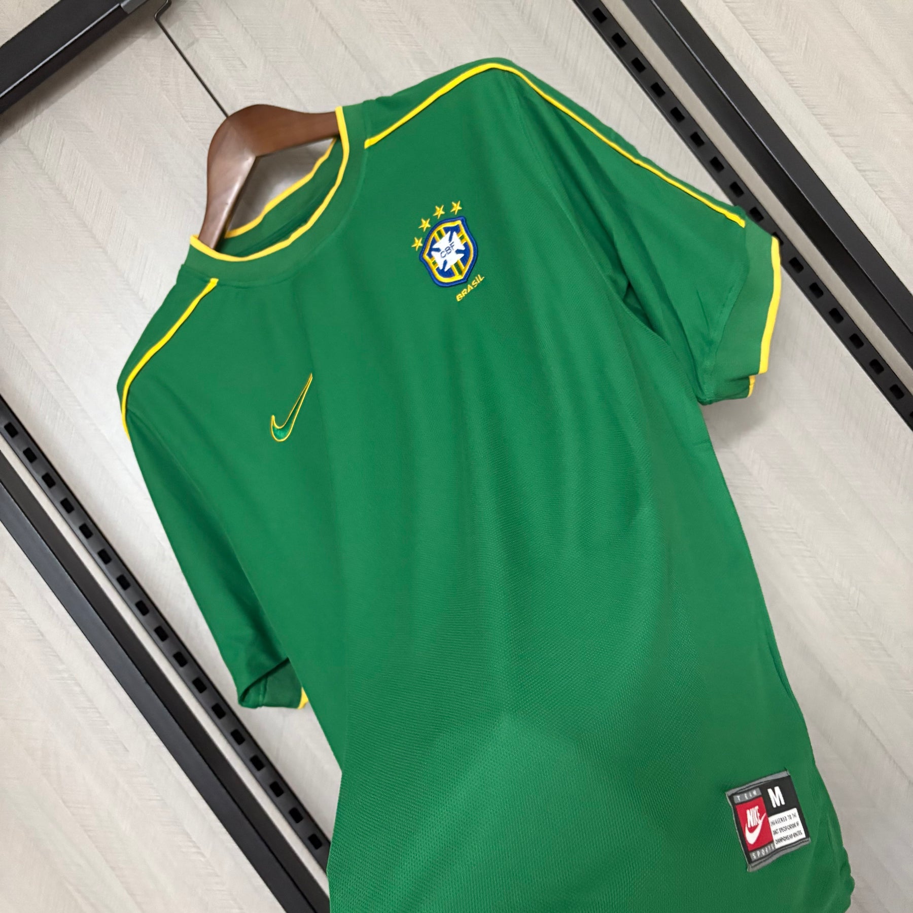 Camisa Brasil 1998 - Versão Retrô Goleiro