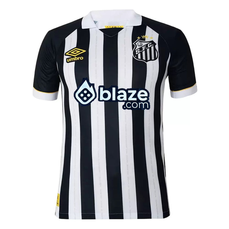 Camisa Santos Home 23/24 - Preta e Branca