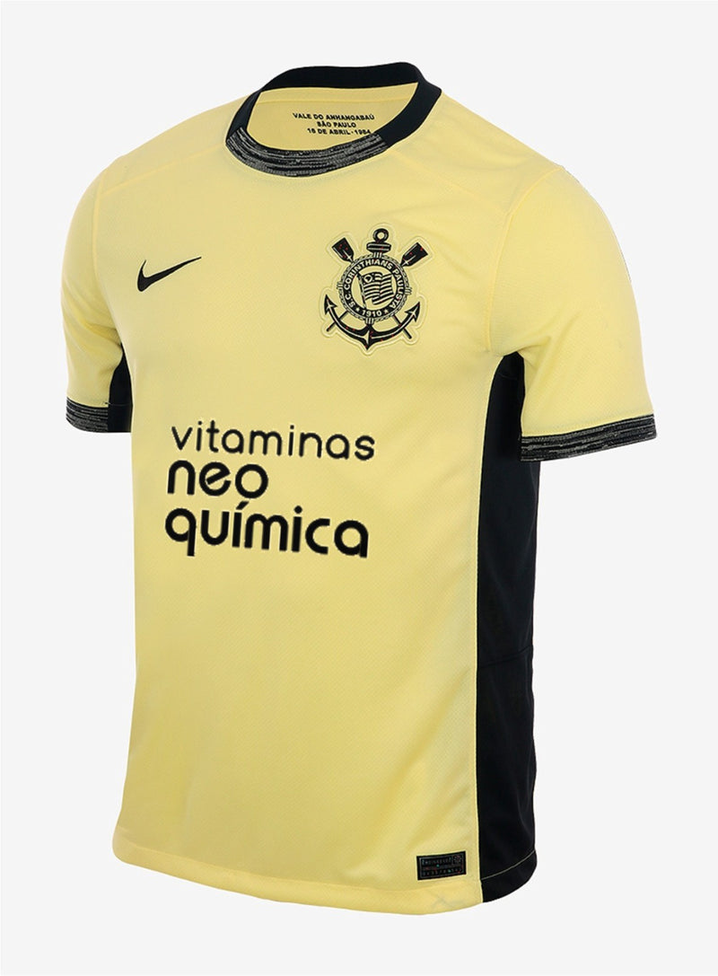 Camisa Corinthians III 23/24 - Versão Torcedor Amarela