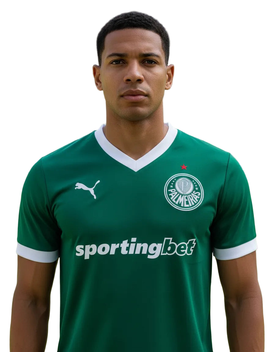 Camisa Palmeiras Titular 25/26 - Versão Torcedor Verde
