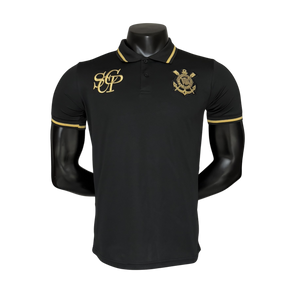 Camisa Polo Corinthians 2025 - Preta
